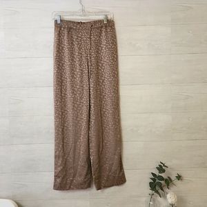 Banana Republic wide leg satin pants. Petite size